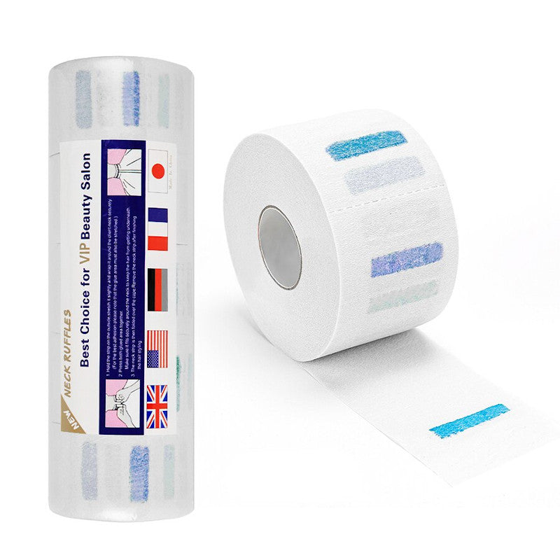 Papel de Cuello Desechable para Barbería – 5 Rollos