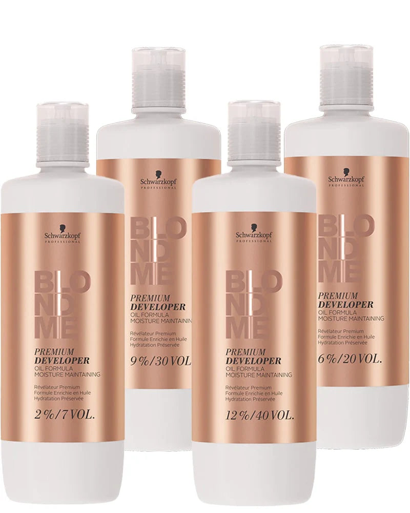 Schwarzkopf BlondMe Premium Developer Oil Formula – 900 ml (7, 20, 30 y 40 Vol.)